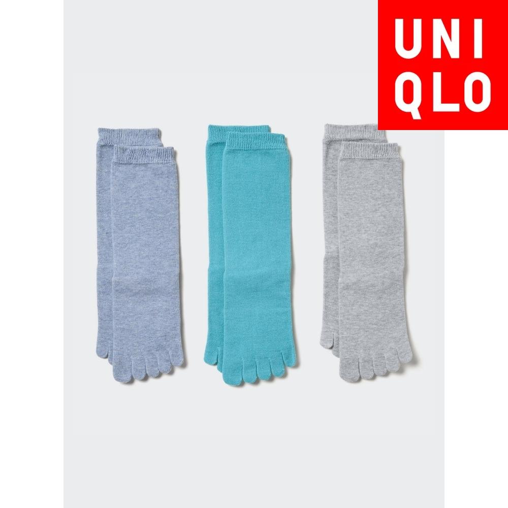 

Носки Uniqlo Japan 3 пары Finger 60 light blue/2325