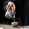 Su Shi Ceramic Gilded Silver Peony Gaiwan Tea Set