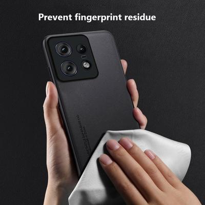 Lüks PU Deri Arka Kapak Motorola Moto Edge 50 Pro Edge50 Pro Mat TPU Yumuşak Silikon Darbeye Dayanıklı Koruma Kılıfı Moto Edge 40 Neo 50pro