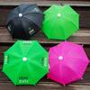 Printed Biker Small Umbrella Delivery Man Mini Cell Phone Sunshade