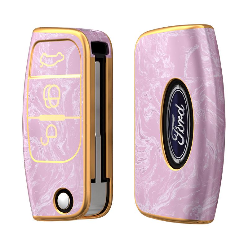 

Guochao TPU Чехол для ключа автомобиля с полной защитой для Ford Focus, Ecosport, Fiesta