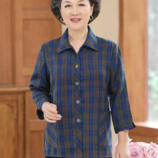

Bai Zhi Xi 2025 Retro Off-shoulder Cotton Women s Shirt with Long Sleeves and Faux Two-Piece Polo Collar XL синий
