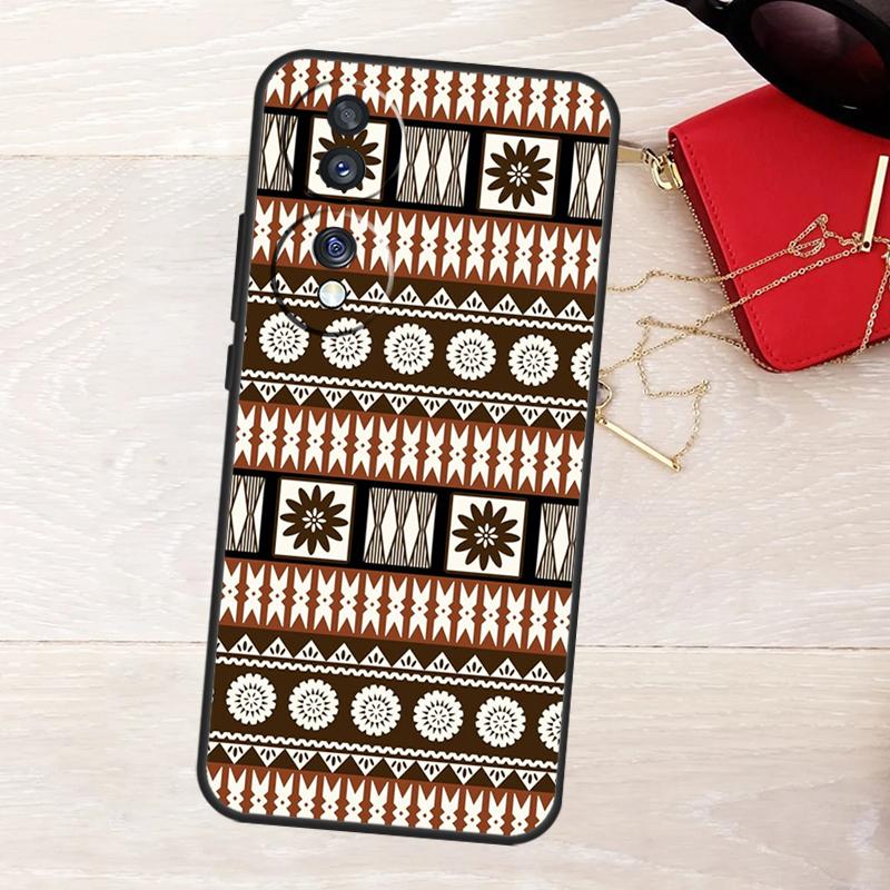 Fijian Masi Tapa Case For Honor 400 Pro 200 Lite 50 70 90 X9a X9b X9c X9d X8a X8b X8c Magic 5 6 7 8 Pro Cover