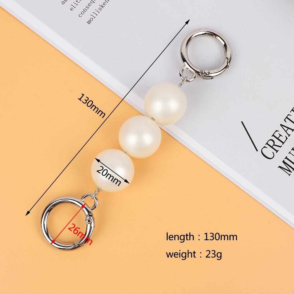 Imitate Pearl Bag Strap Extender Accessories for Handbag Purse Belt Handles Bead Chain Women Shoulder Bag DIY Replacement Straps