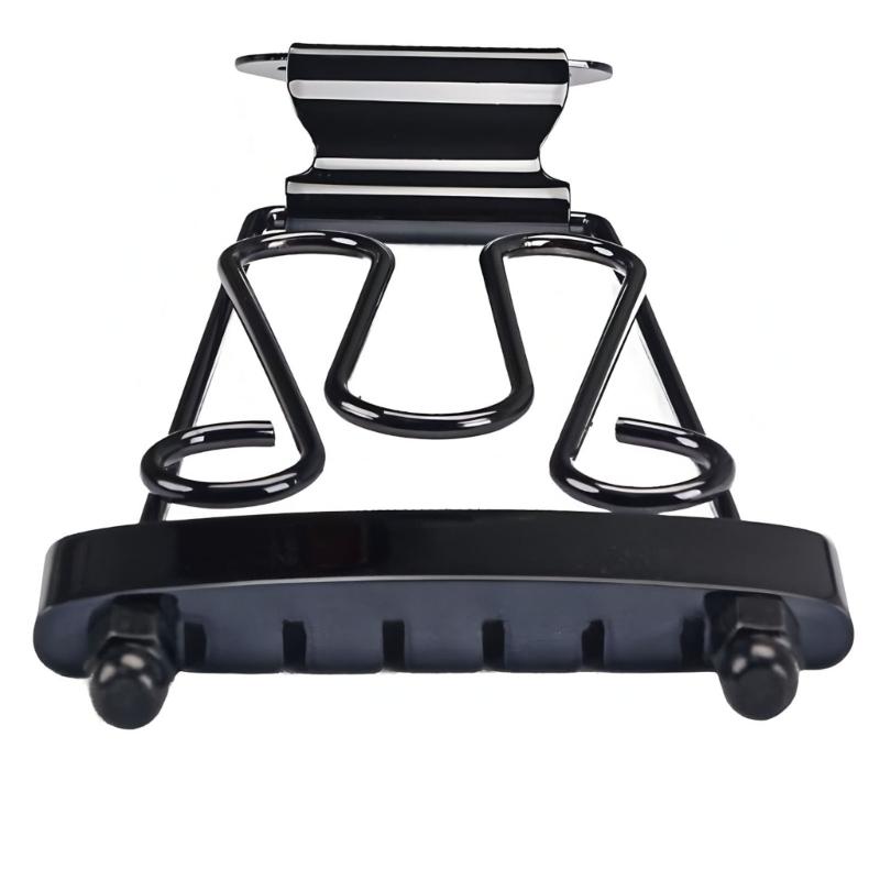 Alloy Electric Guitar Bridge with Smooth Finishs Metal Tailpiece for Stable Tuning and Reduced String Breakage