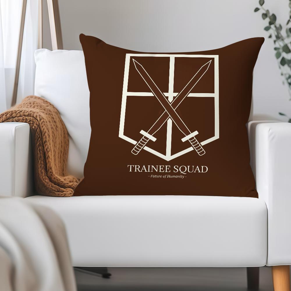 Anime A-attack On Titan Levi Ackerman Pillow Case Applicable Space For Guest Rooms Interiors Cars Office House Decoration