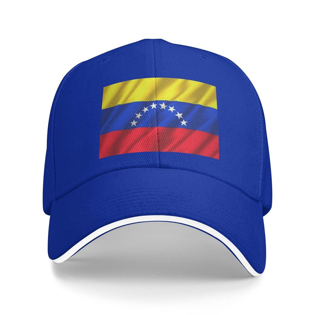Sandwich Baseball Cap for Men & Women, 3-Layer Contrast Design Adjustable Hat, Lightweight Durable Cap