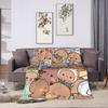 Cartoon Panda Bubu Dudu Blankets Flannel Printed  Multi-function Ultra-Soft Throw Blankets for Bedding Office Rug Piece