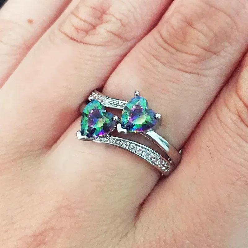 Neuer Liebesherzring mit Geburtsstein, vergoldeter irischer Claddagh-Ehering, Verlobungsring für Damen, bestes Weihnachtsgeschenk für den Liebsten 10 gray