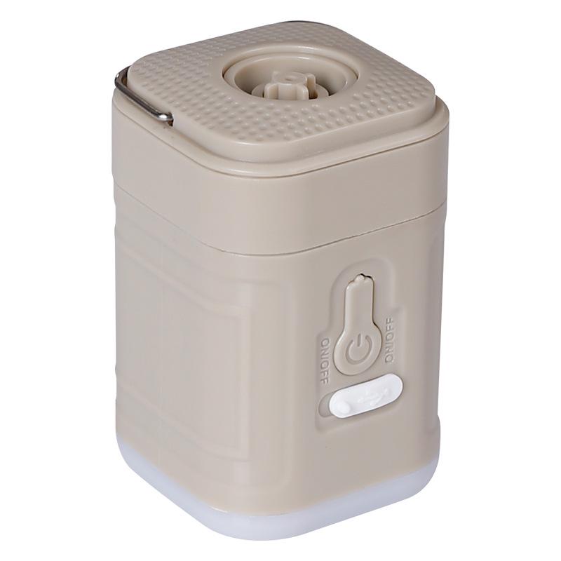 Portable Electric Air Pump with Inflator, Suction, and Lighting for Camping Mattresses and Tents