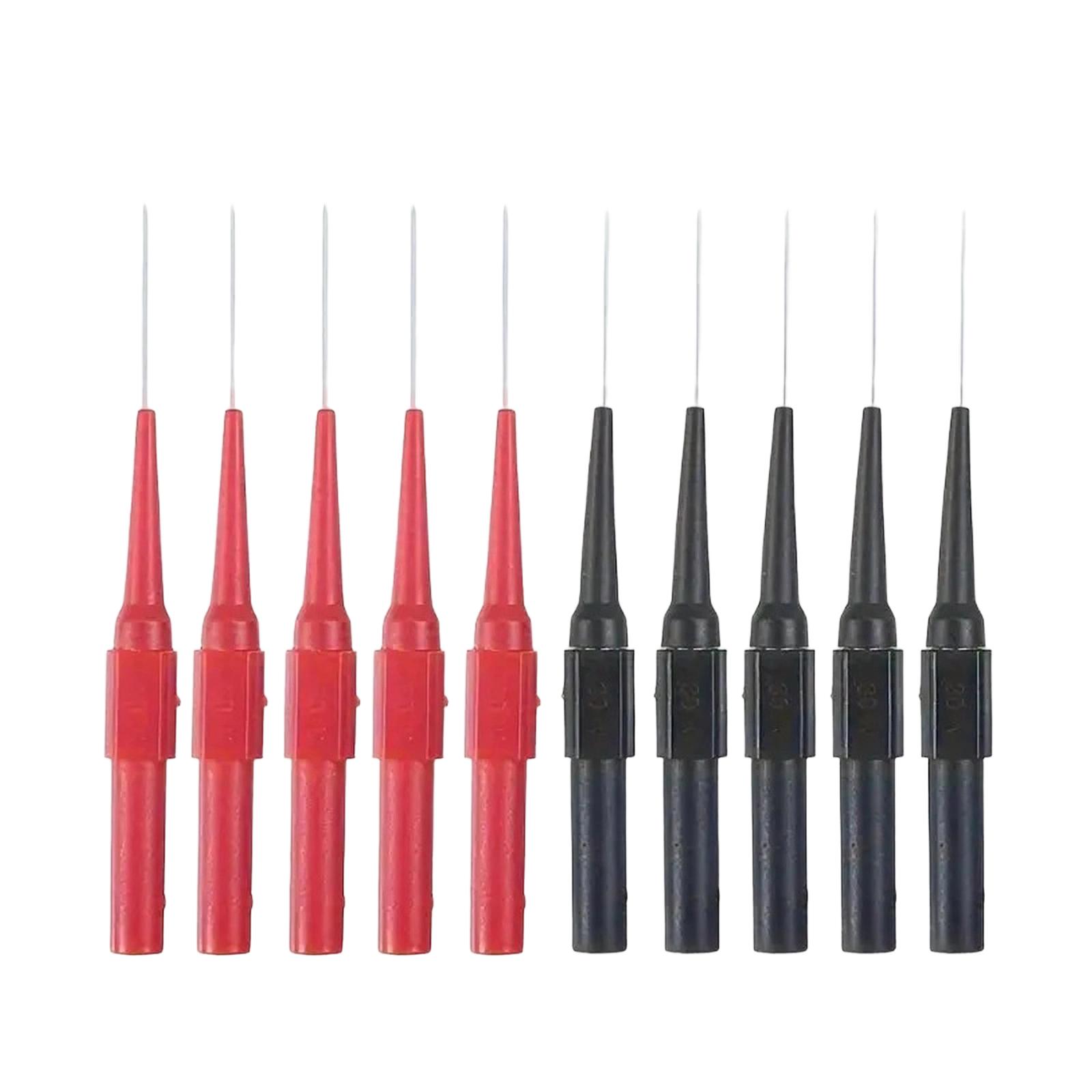 

Multimeter Test Leads Sharp Needle Probes 0.62mm for Automotive Circuit Testing Car Tools one size