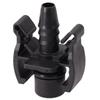 10Pc Car Expansion Water Tank Water Hose Straight Connect Connector Accessory Expansion Tank Return Hose Connector