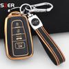 4 Buttons Tpu Remote Car Key Case Cover For Toyota Chr Camry Corolla Rav4 Highlander C-Hr Prius Land Cruiser Prado Key Chain Fob