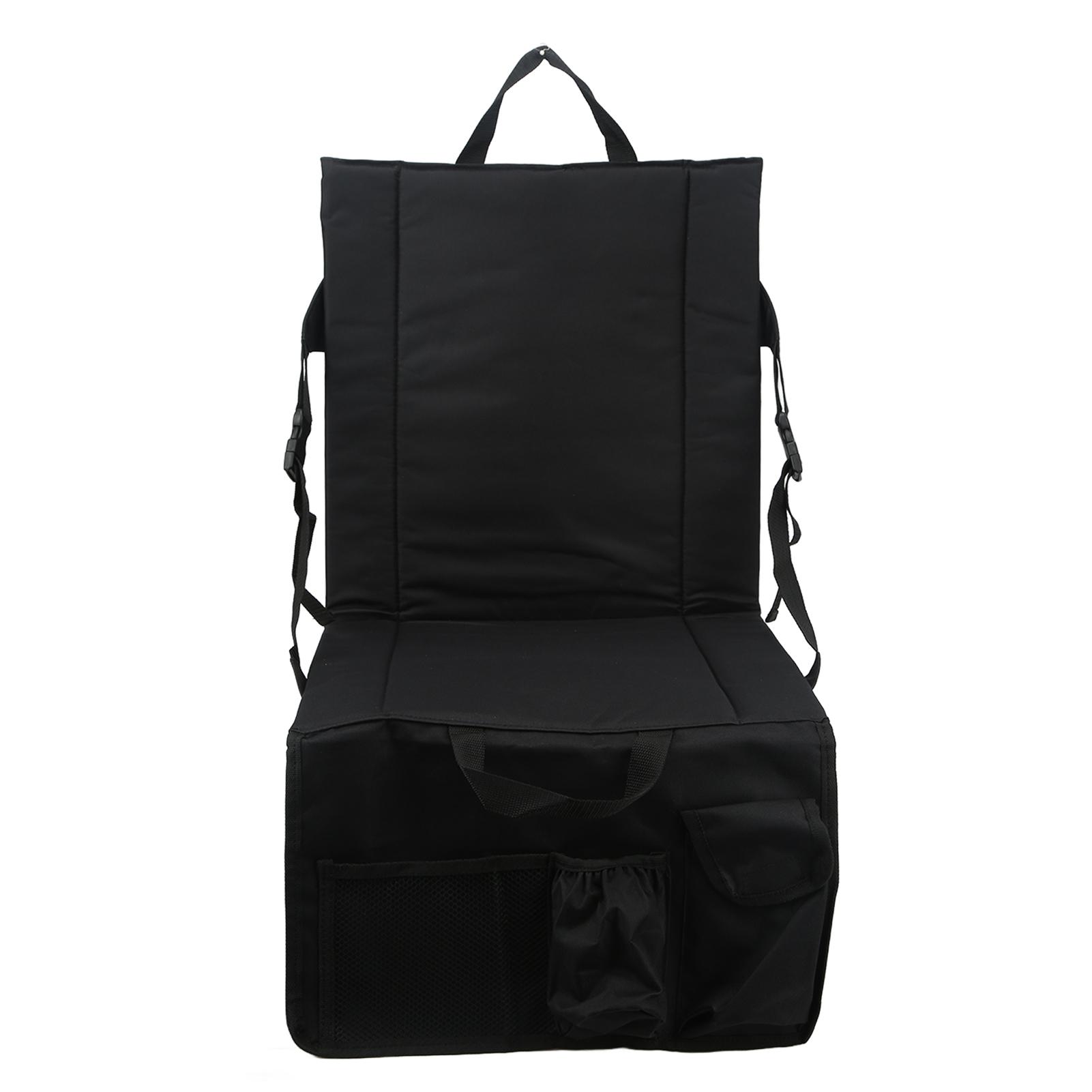

Stadium Sitting Cushion Foldable Portable Outdoor Cushion with Backrest for Bleachers