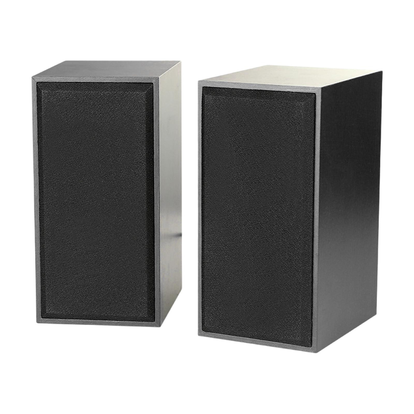 

USB Проводной Деревянный Сабвуфер Звуковая Коробка 3,5 мм Вход USB Питание Компьютер Для Настольного ПК чёрный