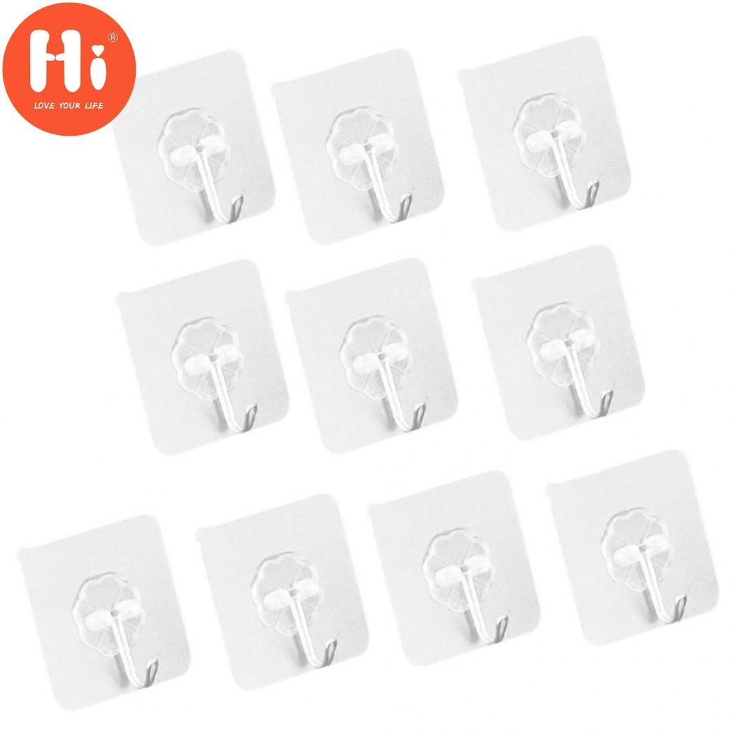 

Прозрачная бесследная настенная присоска с сильной тягой Макс. крючки нагрузки 15 кг 5pcs