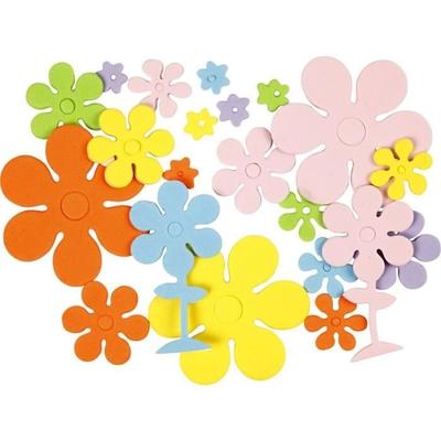 EVA Foam Paper Flowers Set - Assorted Colors - 100 Pcs