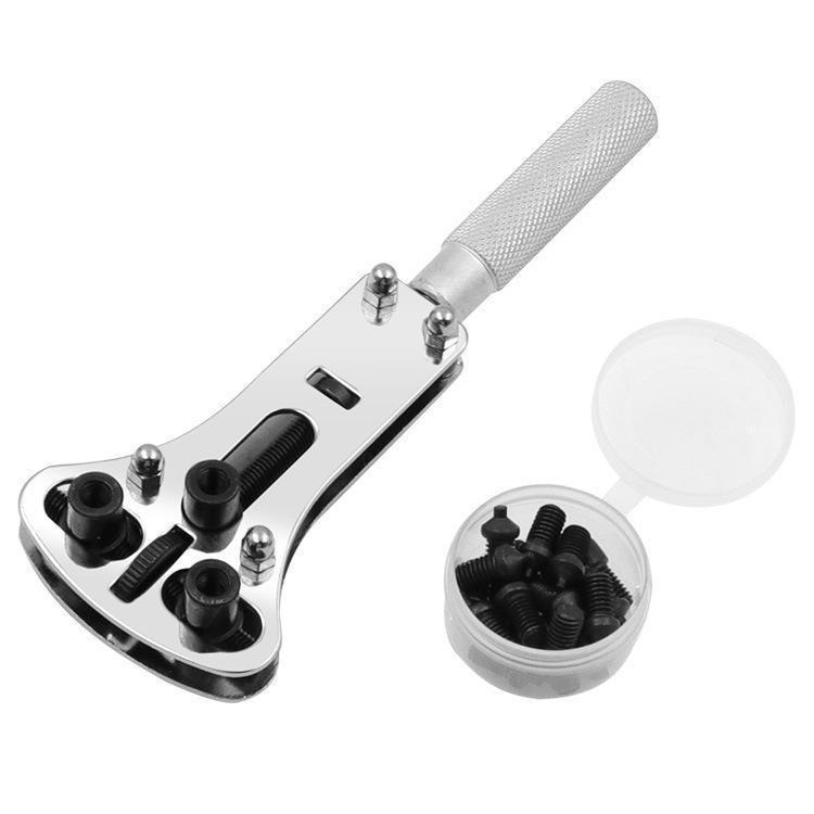 Watch Repair Tools Kit Wristwatch Case Opener Adjustable Screw Back Wrench Remover Watch Repair Tool Case Opener Watch Key