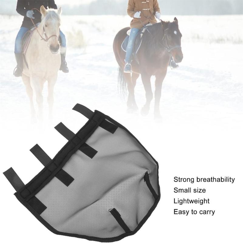 Summer Horse Fly Protecting Mask Light weight Meshes Fabric Face Guard For Ride Enthusiasts And Professional Trainers