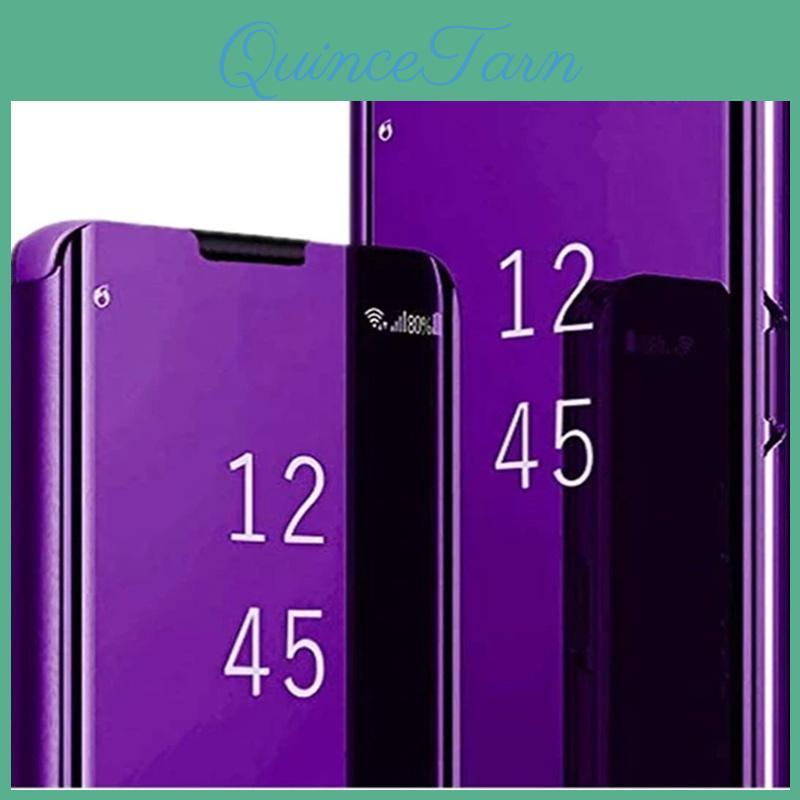 Cases For Samsung Flip Mirror Galaxy S25 Edge S24 S23 S22 S21 S20 Ultra Plus Case For Samsung S24 S23 S21 Fe Note 20 Ultra Cover