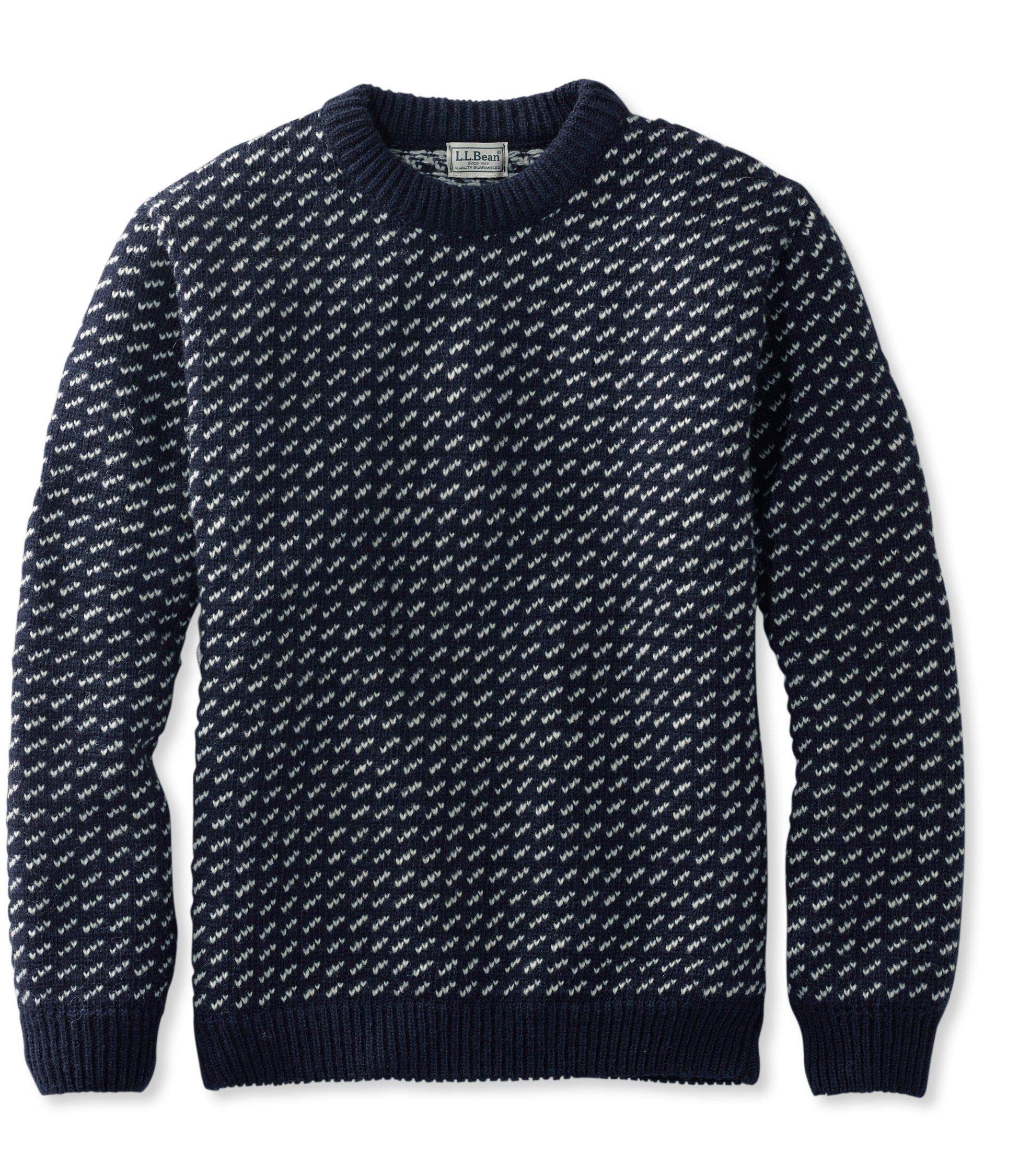 

Norwegian Sweater US Fit Regular S Size Blue 0HMT921002 [LLB] Men s Navy/White