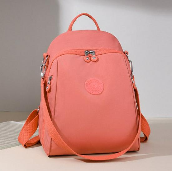 Light Purple Mini Waterproof Japanese-Style Women's Canvas Backpack