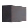 2PCS Ebony Wood Blocks 12x4x2.5cm Lumber Blanks for Carving Turning Musical Instrument Handles