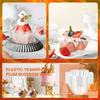 60Pieces Efficient Plastic Dessert Cups With 60 Matching Spoons Shatters Proof Ideal For Family Dining Event