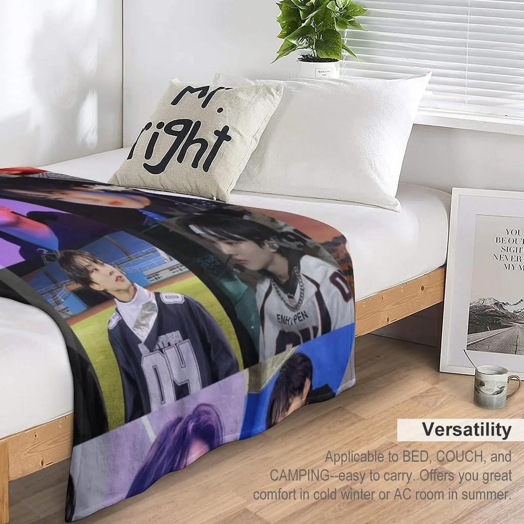 Jungwon Collage Throw Blanket Blankets Sofas Of Decoration Thermal Blanket For Sofa Thin Soft Plaid
