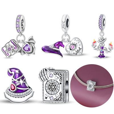 Copper Colors Mysterious Magic Two-Piece Pendant Set Fit Original Bracelet Diy Fine Jewelry Gift For Women