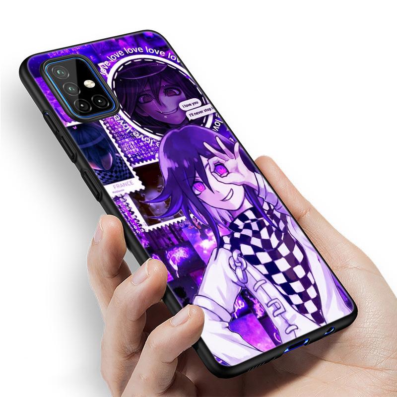 Danganronpa Kokichi Ouma Hülle Für Samsung Galaxy A12 A02S A22 A32 A52 A72 A71 A51 A41 A31 A21 A11 A50 A70 A10S A20S Schwarze Hülle