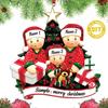 50PCS Christmas Tree Hanging DIY Writing Decoration Personalized Home Christmas Decoration Cute Bear Christmas Decoration