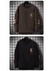 Men's Thick Velvet Sweater, Korean Style Round Neck – Warm Autumn/Winter Hoodie for Teens & University Students