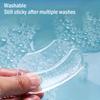Ultra-Soft Silicone Heel Pad - Anti-Friction & Anti-Slip with Massage Points, Shoe Size Adjuster, High Heel Heel Insole, Half-Size Pad