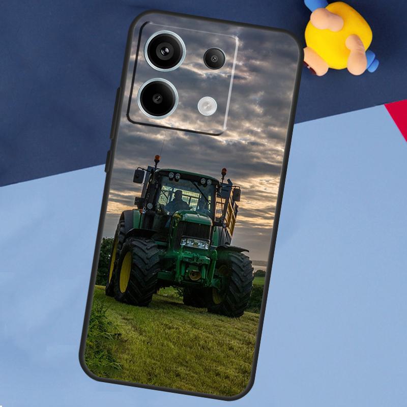 Farm Vehicle Tractor Case For Xiaomi Redmi Note 13 Pro Plus Note 9 10 11 12 Pro 9S 10S 11S 12S 10C 12C 13C Coque