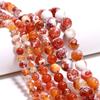 6 8 10mm Natural Stone Red Fire Agate Beads Round Loose Spacer Beads For Jewelry Making DIY Crafts Bracelet Necklace Accessories