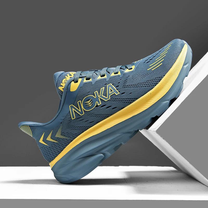 

Спортивная обувь для бега Мужская Tenis Марафон Воздушная амортизация Дышащая Сверхлегкая Женская Комфортная Атлетическая Нескользящая Повседневные Кроссовки для Ходьбы 40 синий