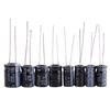 125pcs Electrolytic Capacitor Assortment Kit Set 1uF.2200uF 25 Values, Miniature, Popular,  , Packed In Plastic Bags, Suitable for