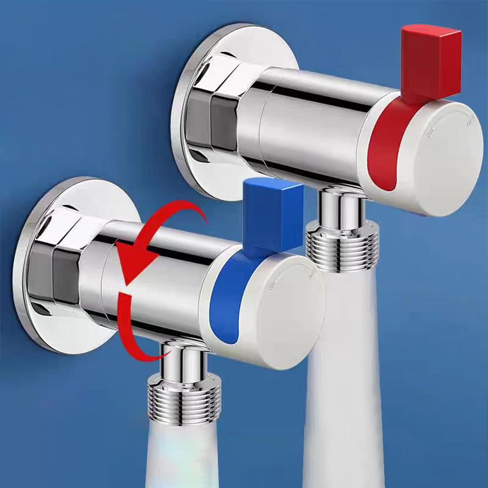 

1pc Flow Angle Valve 360-Degree Rotating Control Triangular Valve For Home Plumbing Systems Accessories B