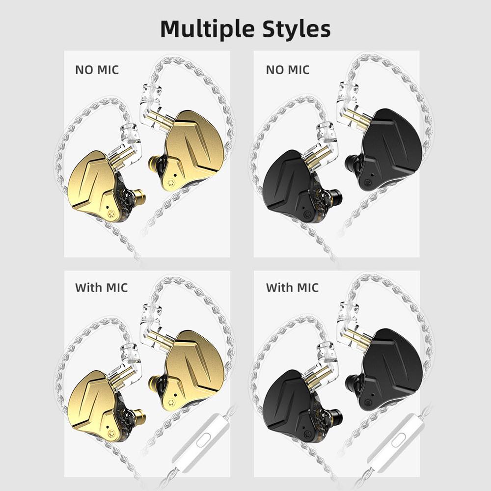 Wired In Ear Headphones DIY Earphones 1BA+1DD Hybrid Driver HIFI DJ Running Sport Earbud