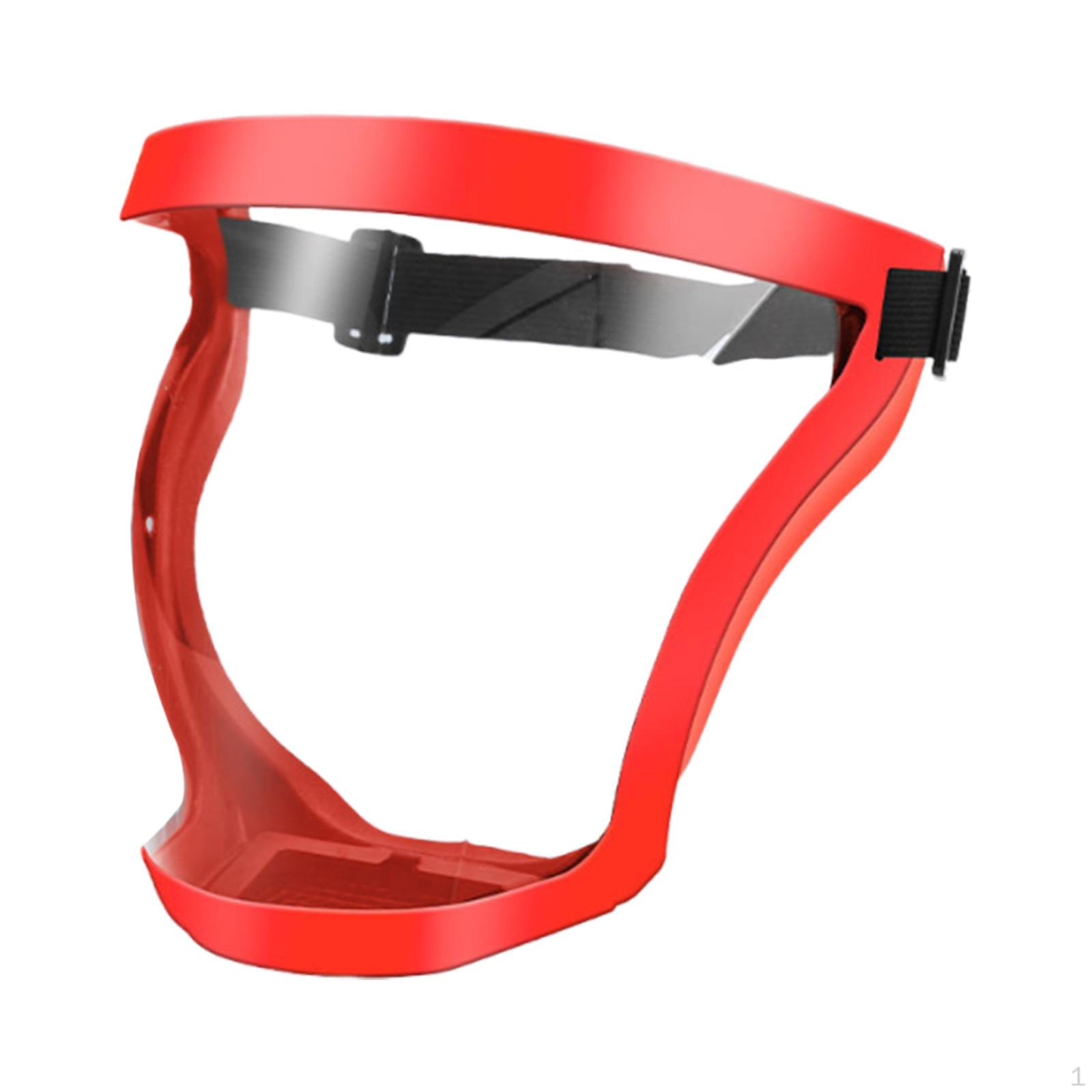

Face Clear Anti Dust for Industrial Adults Debris Garden Trimming Outdoor Red frame