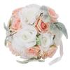Hochzeitssträuße für Braut Weiches Band Brautjungfer Braut hält Blumen Künstliche Rose für