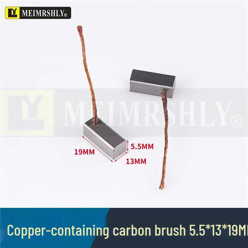 Compatible Carbon Brushes for Valeo, Remy, Jenory, Hanla Alternators - 4.5x6.5x17 mm, High Wear Resistance