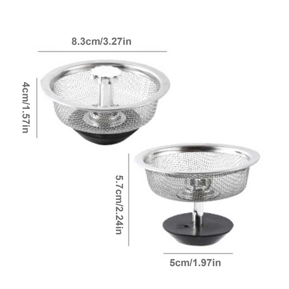 

Фильтр для слива кухонной раковины из нержавеющей стали, выдвижной фиксатор раковины, препятствующий засорению раковины, корзина для сбора пищи, фильтр для устранения запахов, заглушка для раковины серебряный