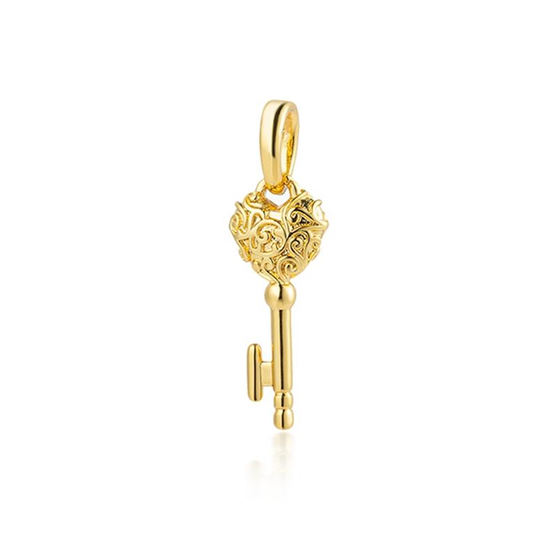 New Gold Plated Star Heart Charm Beads Pendant For Snake Bracelet Necklace DIY Jewelry Making Women Gift Sparkling