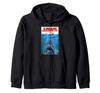 Jaws Fearsome Ocean Predator Attack Art Zip Hoodie