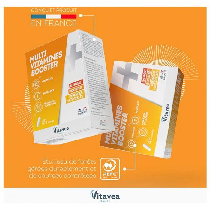 Vitavea Multi Vitamines Booster Energie Défenses Naturelles 45 Gélules