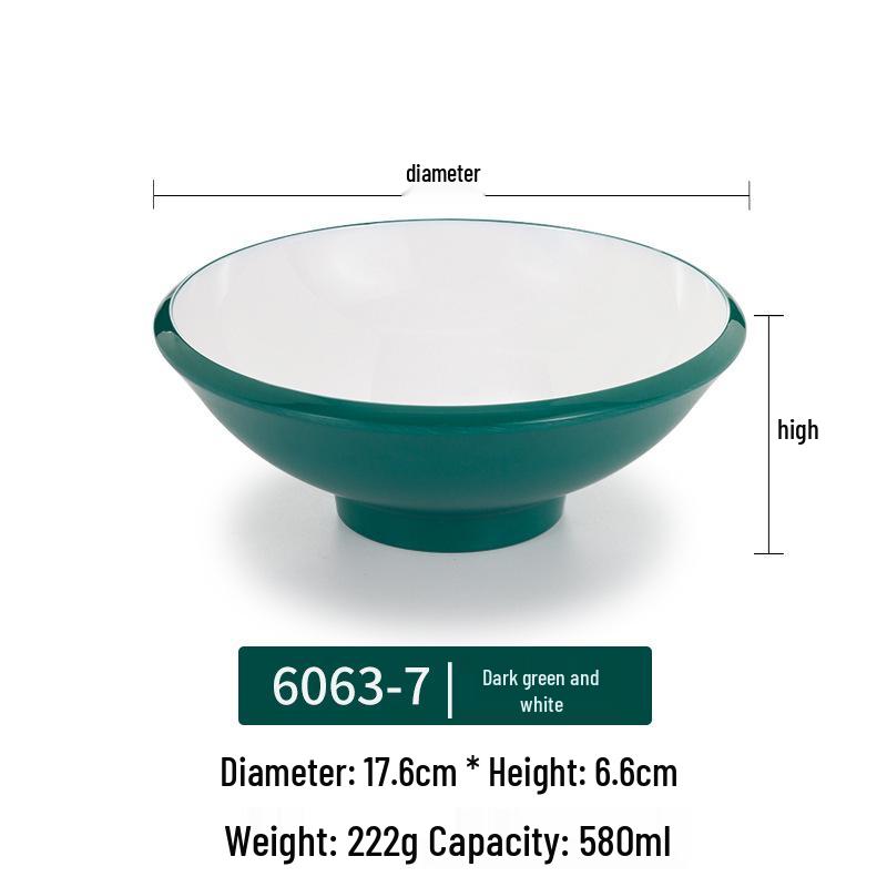 Melamine Noodle Bowl for Noodle Restaurants: Ideal for Luosifen, Malatang, Rice Noodles, and Chongqing Xiaomian