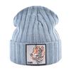 Hats For Knitted Fashion New Men Women Wolf Pattern Skullies Beanies Unisex Knitting Streetwear Hip Hop Bonnet Caps Kpop Gorras