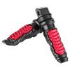 1 Pair of Aluminium Universal Motorcycle Passenger Rear Foot Pedals with 8mm Hole